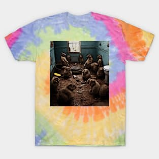 watercolor groundhog civil war T-Shirt